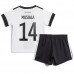 Billige Tyskland Jamal Musiala #14 Hjemmetrøye Barn VM 2022 Kortermet (+ korte bukser)
